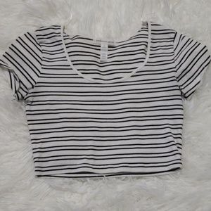 Striped Crop top size small